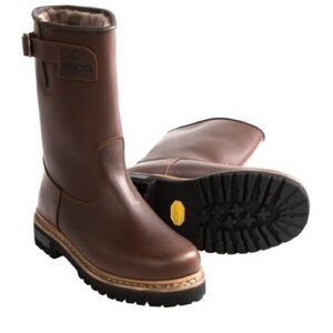 Alico North Cape Wellington Shearling Lining Italian Leather Boots